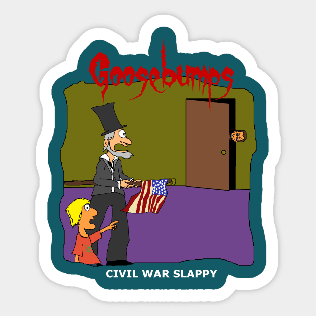 Civil War Slappy Sticker by hammolaw